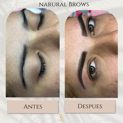 Natural Brows antes y después