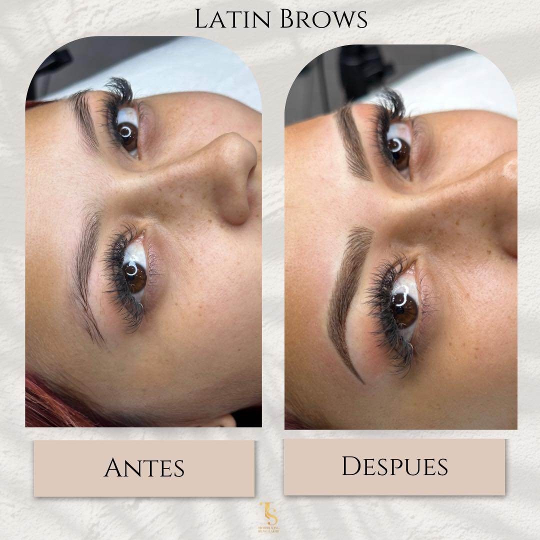 Latin Brows antes y después