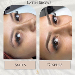 Latin Brows antes y después